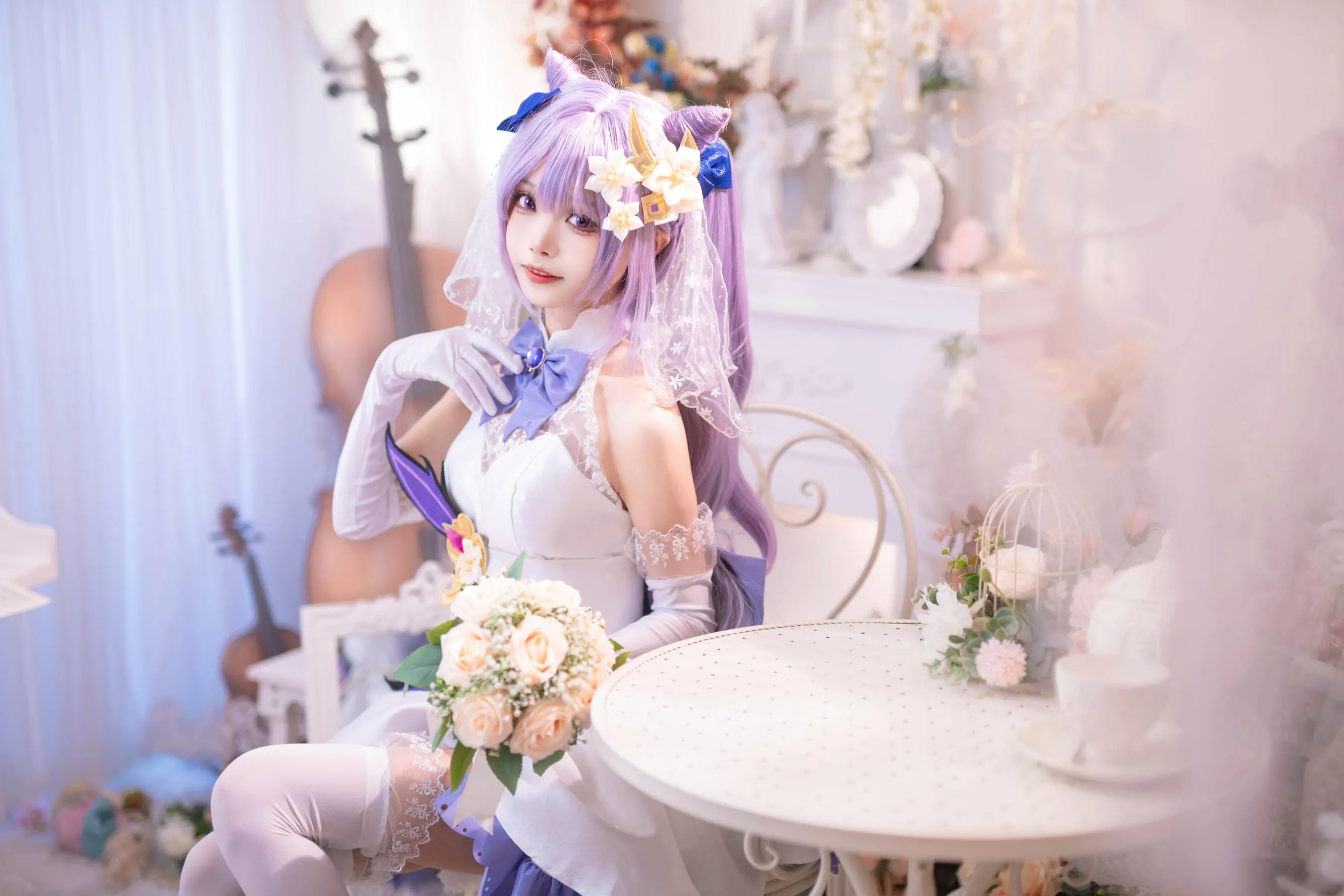 艾西aiwest – NO.02 刻晴花嫁 [40P]插图9